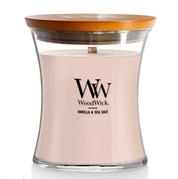 Vanilla & Sea Salt Hourglass Candle- Medium