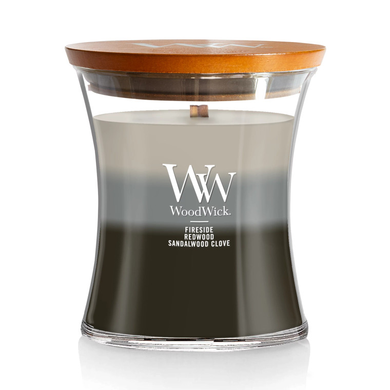 Trilogy Warm Woods Trilogy Hourglass Candle- Medium