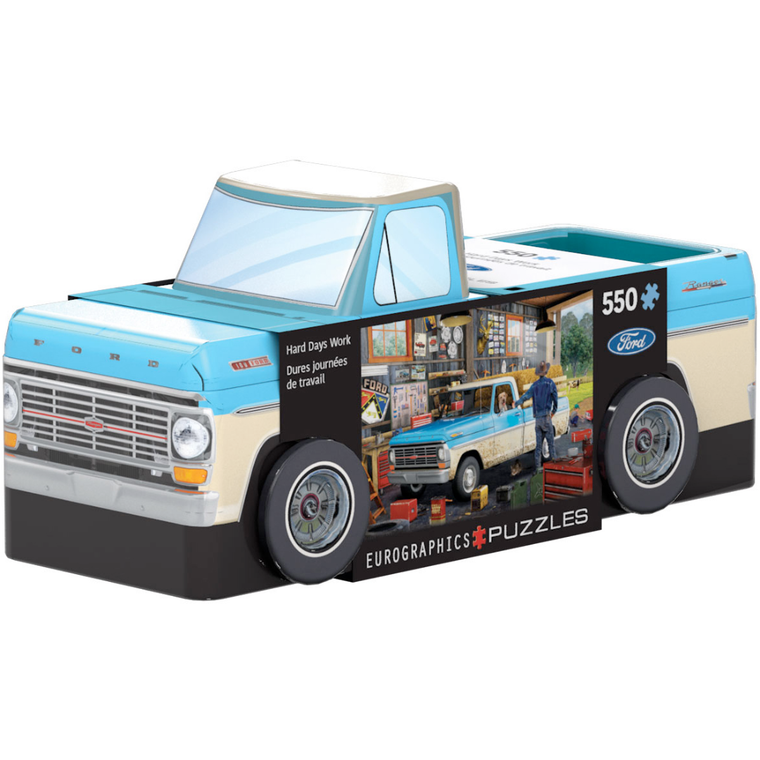 Pickup Truck Tin 550 Piece Puzzle