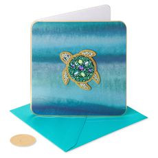 Sea Turtle Blank Card