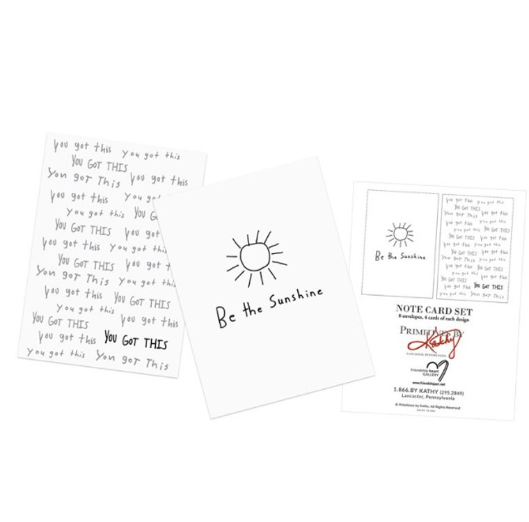 Be The Sunshine Notecards- Set of 8