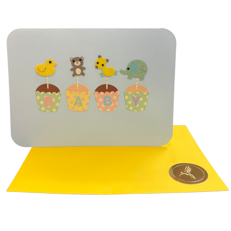 Baby Cupcakes Card