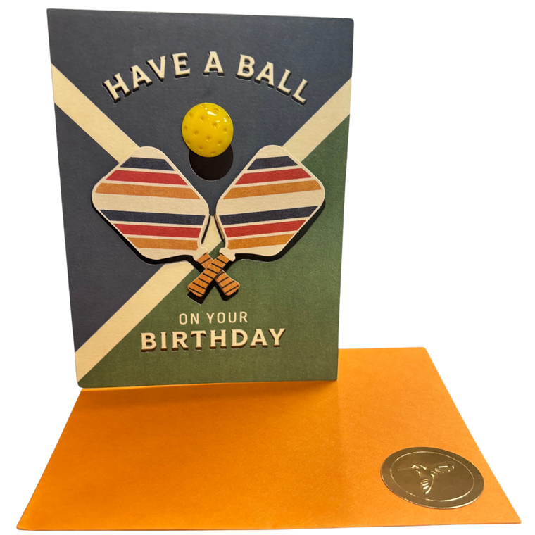 Pickleball Birthday Card