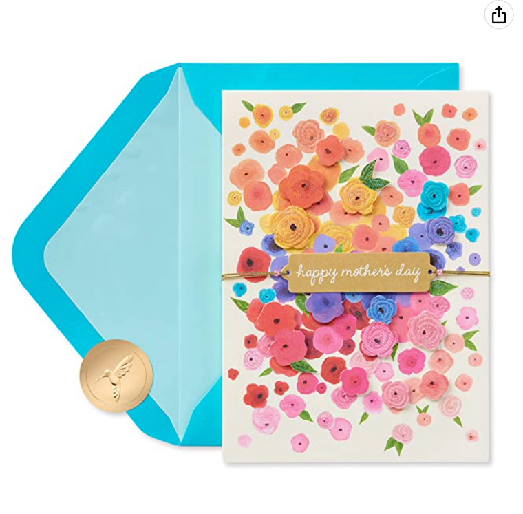 Flower Cascade Mother's Day Card
