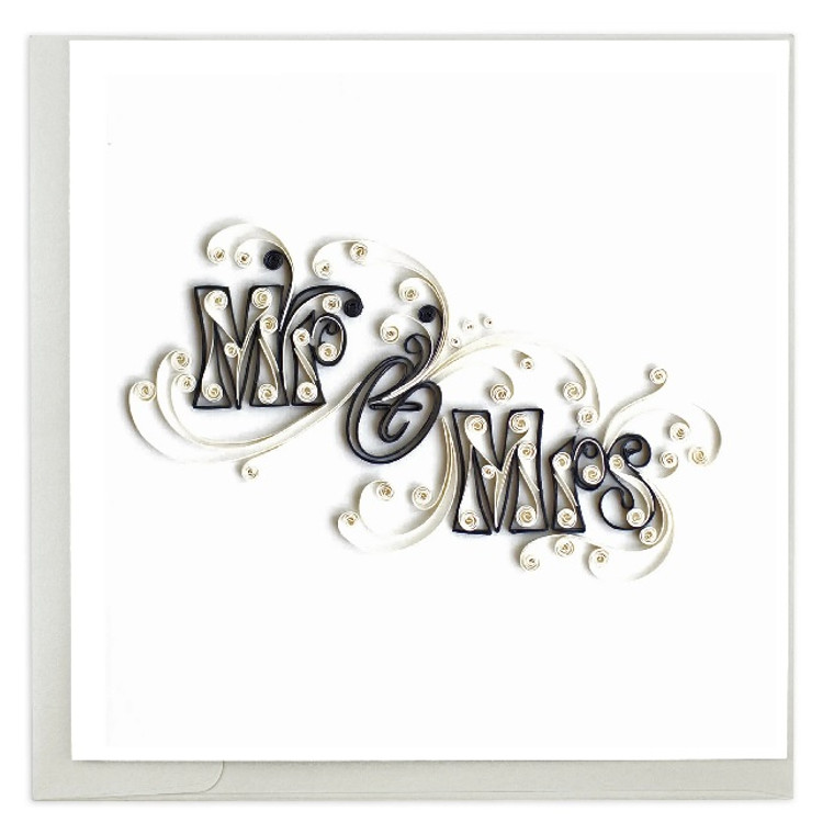 Mr. & Mrs. Quilling Card