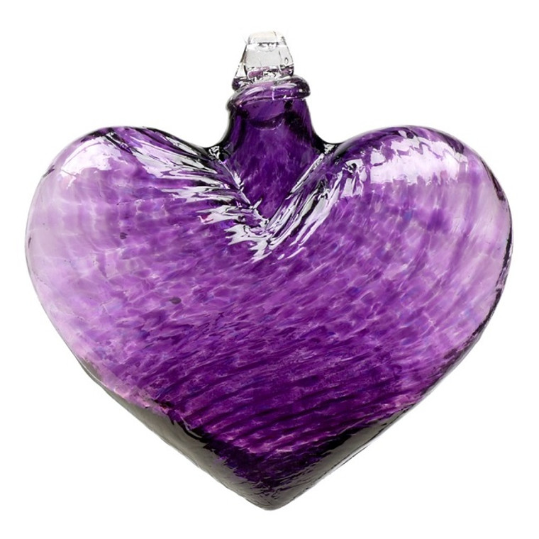 Heart of Glass - Purple  3 Inch