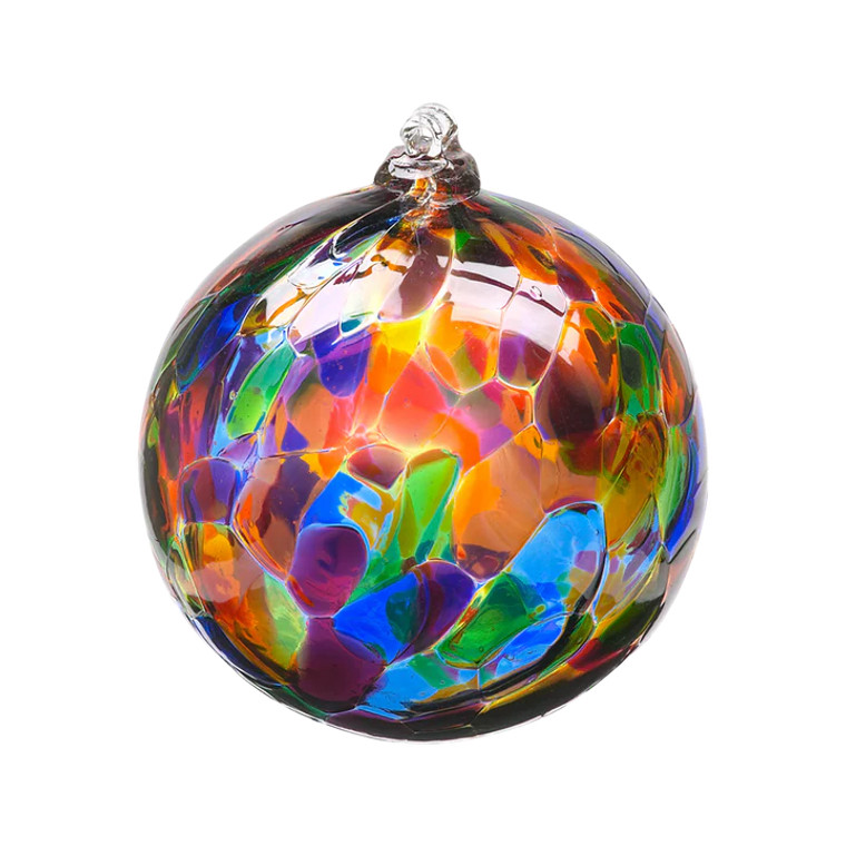 Festive Multi Calico Ball  3 Inch