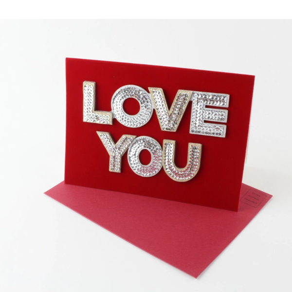 Love Sequins Card