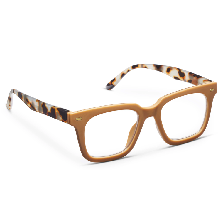Starlet Tan Chai Tortoise Blue Light Reading Glasses 1.25