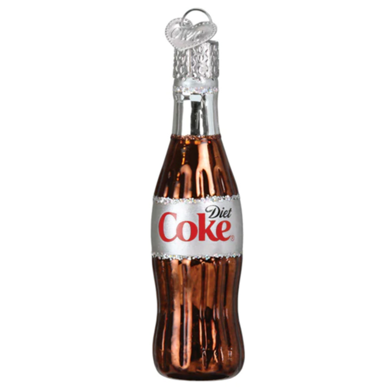 Mini Diet Coke Bottle Ornament