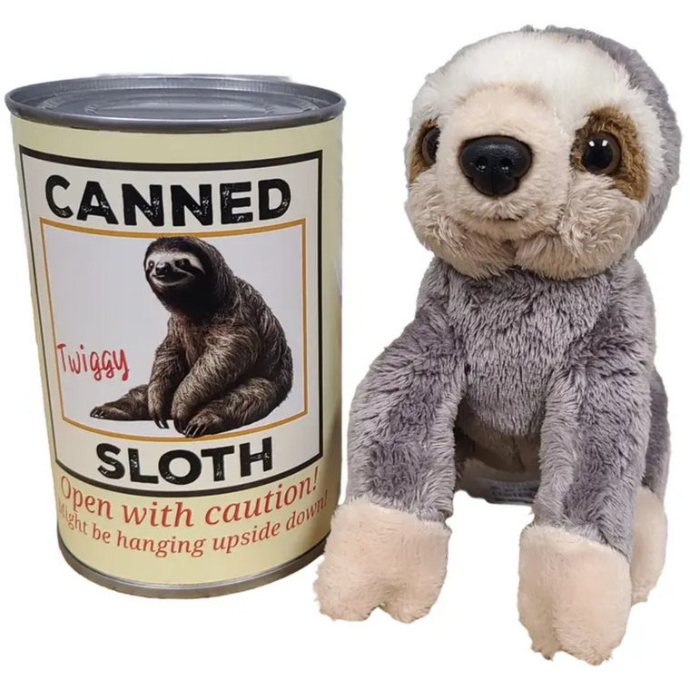 Twiggy the Canned Sloth Twiggy the Canned Sloth