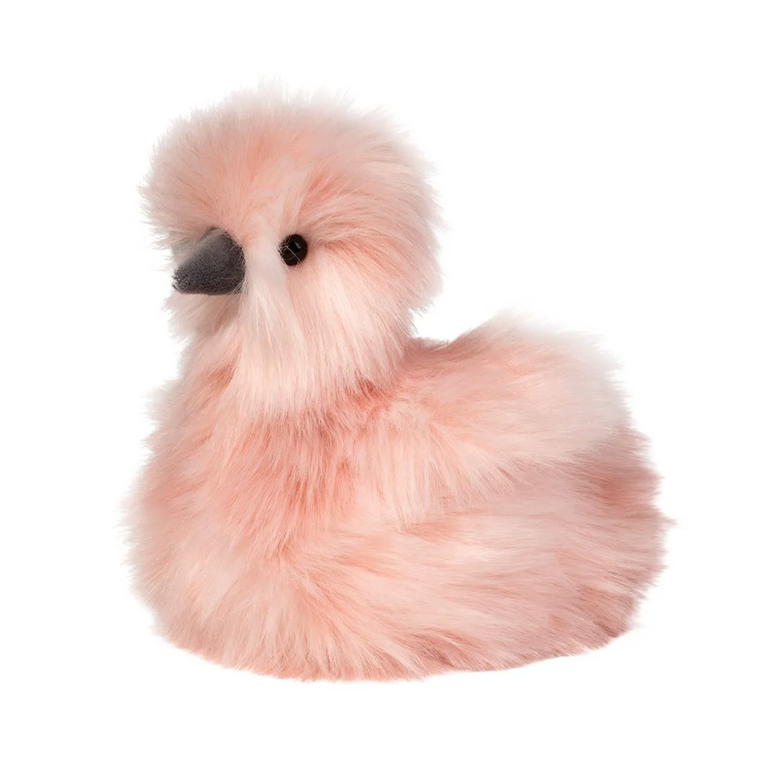 Mara the Pink Silkie Chick