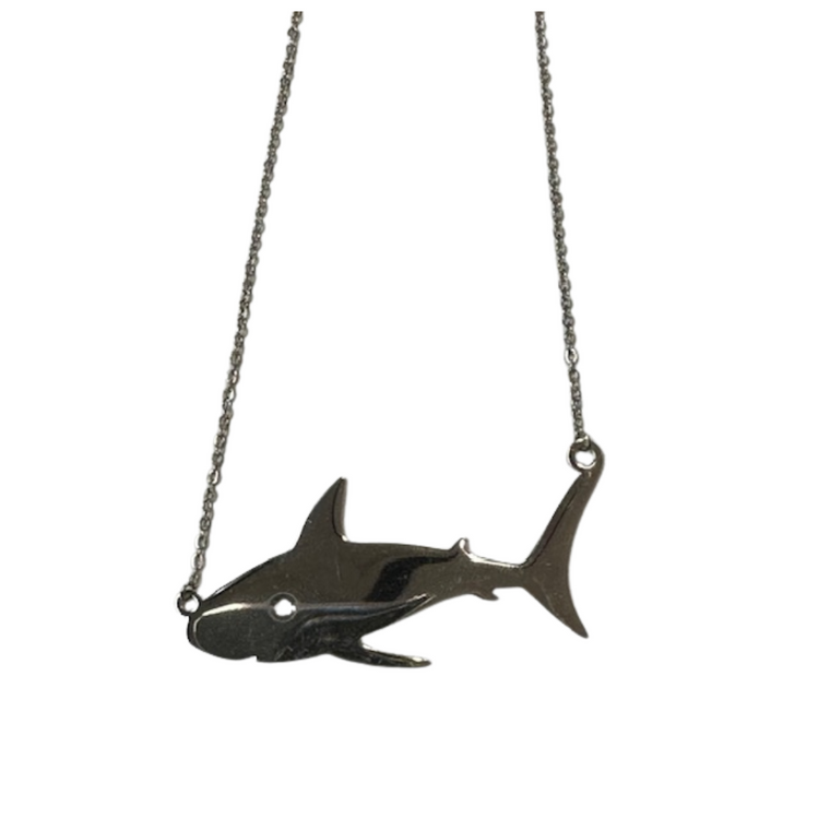 Stainless Steel Shark Necklace
