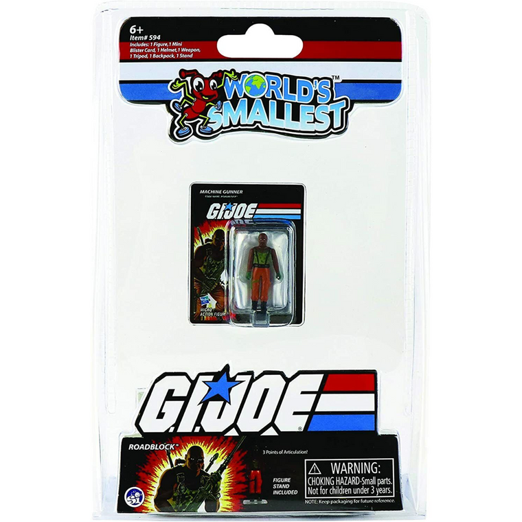 World's Smallest GI Joe Machine Gunner