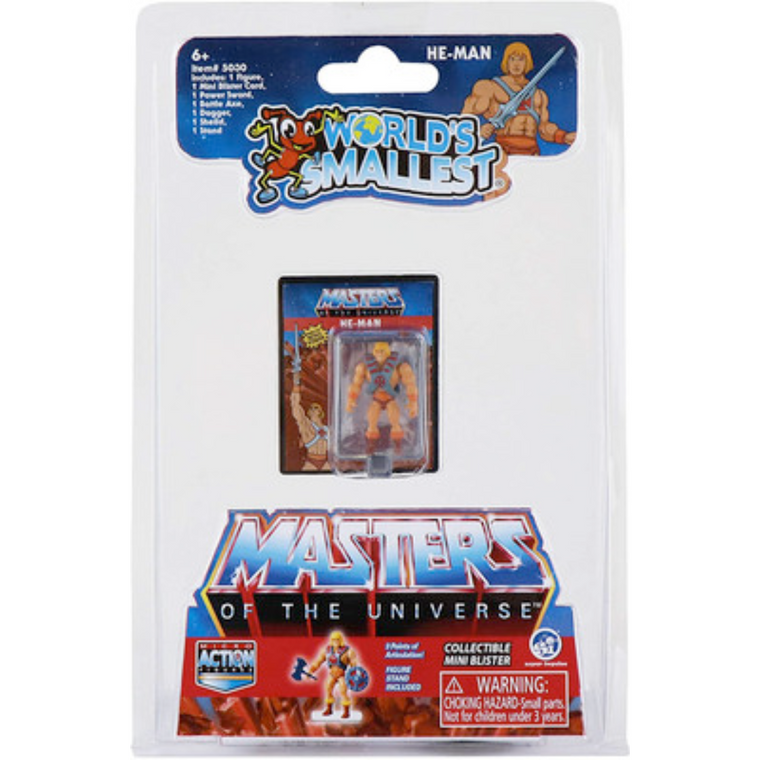 World's Smallest Masters of the Universe Figures He Man