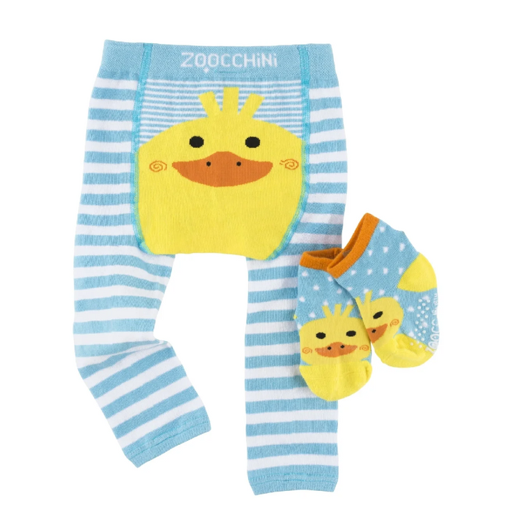 Duck Leggings and Socks Set