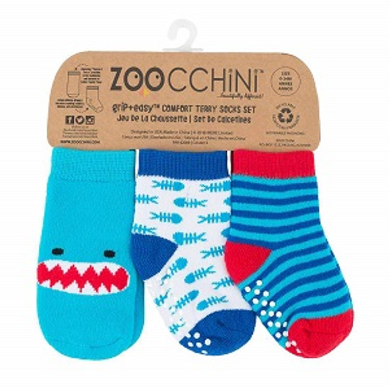 Shark Toddler Socks (Set of 3)