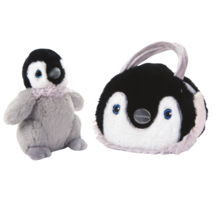 Purse And Plush Penguin Chick