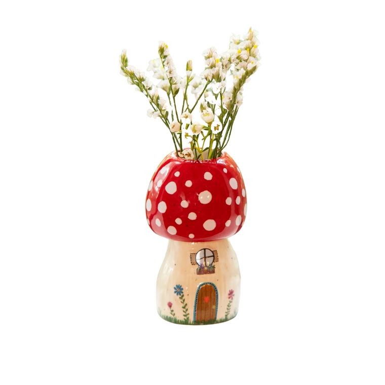 Cutest Mushroom Planter Bud Vase