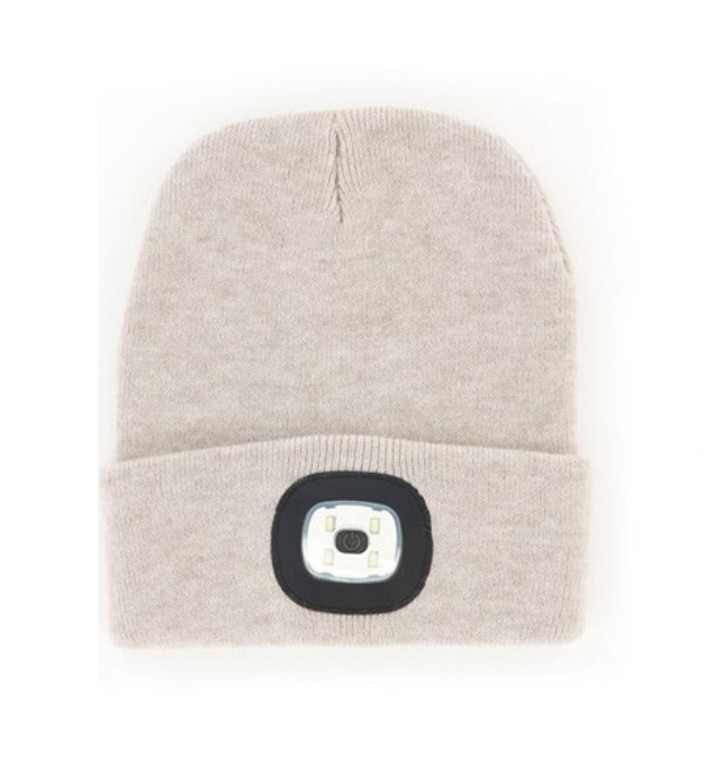 Night Scope Rechargeable LED Beanie Oat