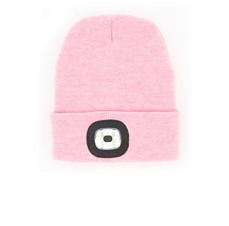 Rechargeable LED Beanie Pink