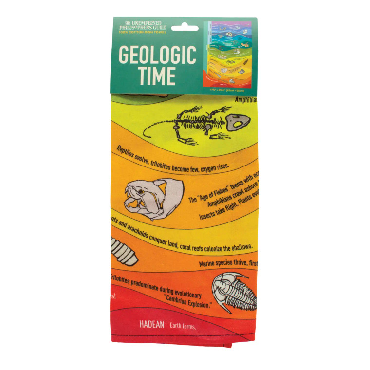 Geological Time Dish Towel