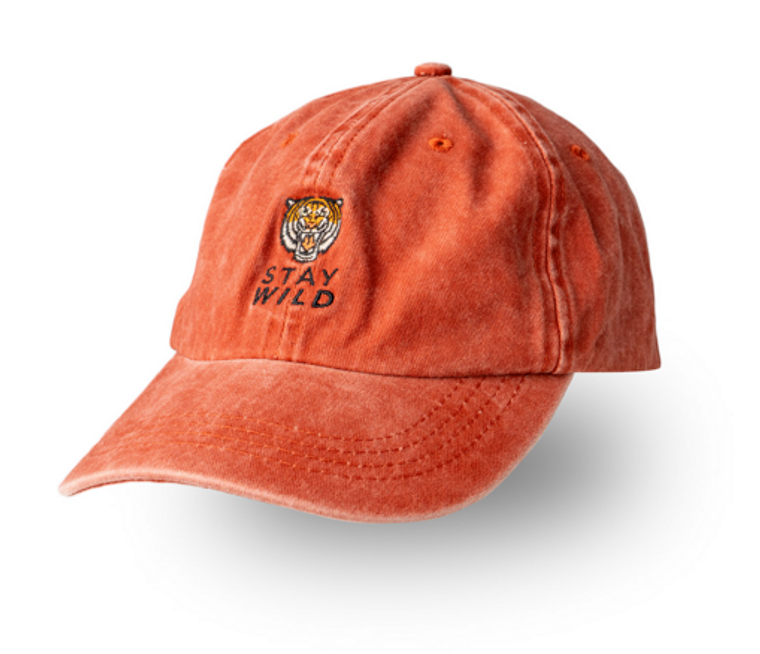 Stay Wild Classic Hat Orange Red