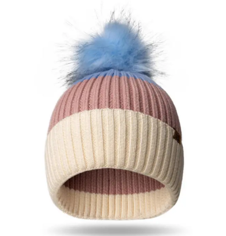 Wonderland Collection Kids Pom Hat Blue