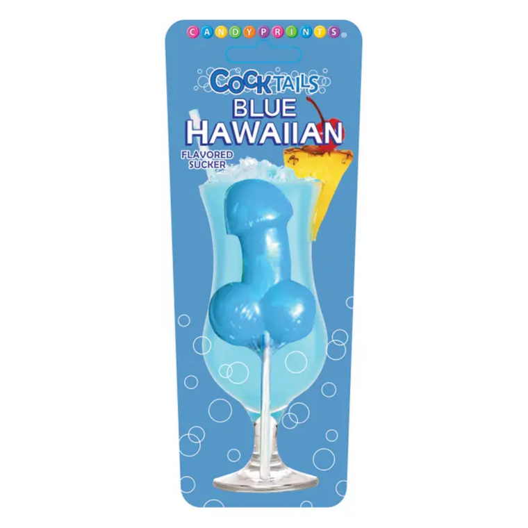 COCKtail Suckers- Penis Lolli Blue Hawaiian