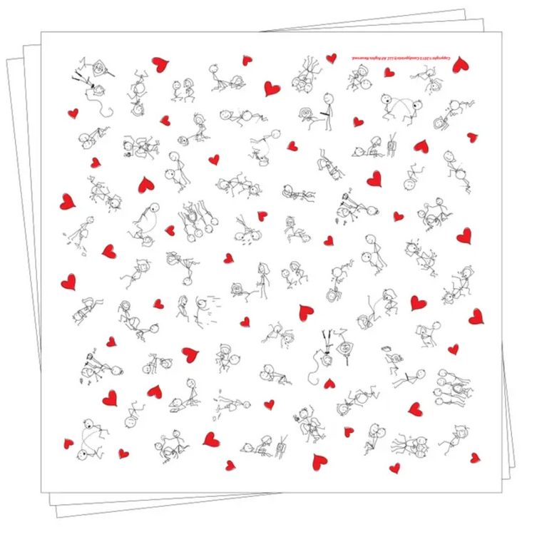 Naughty Stick Figure Paper Napkins