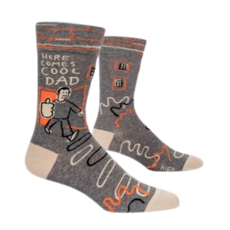 Here Comes the Cool Dad Crew Socks