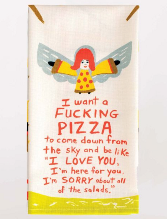 F*cking Pizza Dish Towel