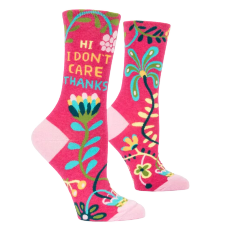 Hi I Don't Care Thanks  Women's Socks