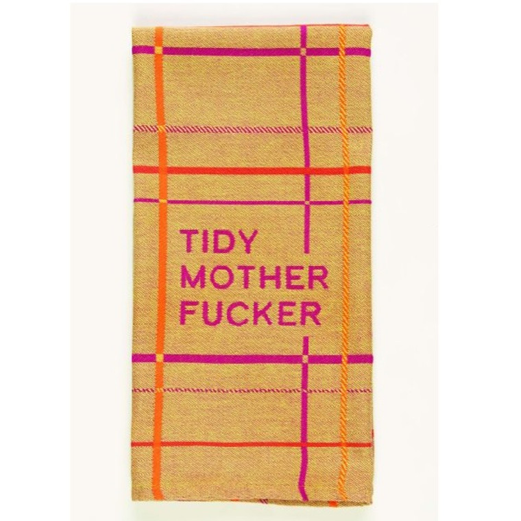 Tidy Mother F***er Woven Dish Towel