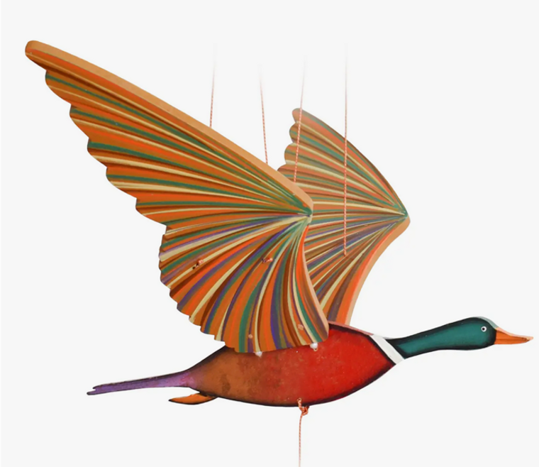 Flying Mobile Mallard Duck Flying Mobile Mallard Duck