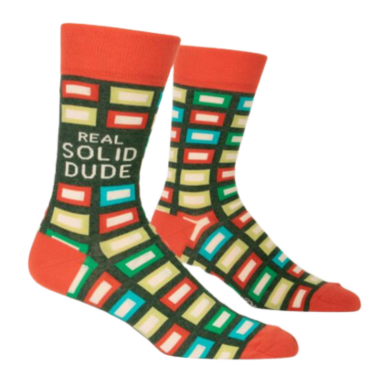 Real Solid Dude Men's Sock