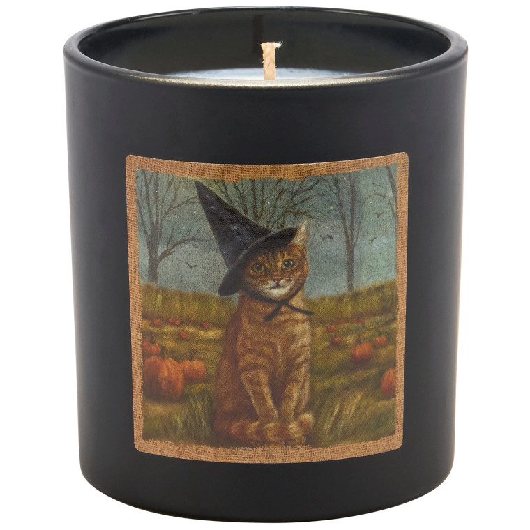Cat As a Witch Candle