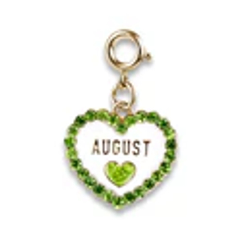 Gold August Charm
