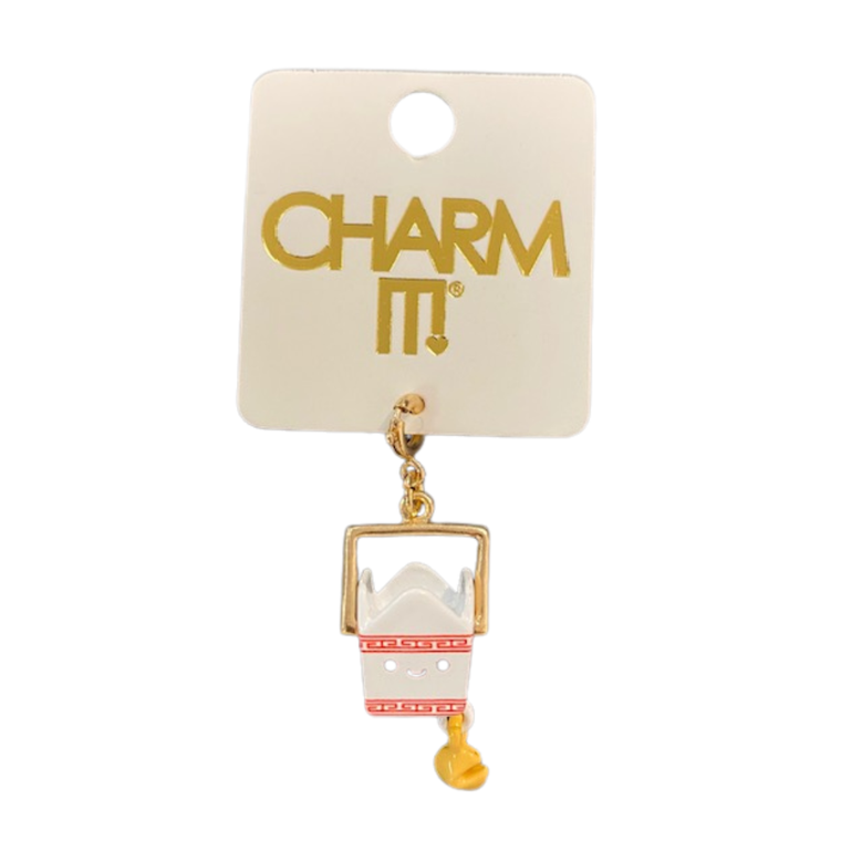 Gold Takeout Charm