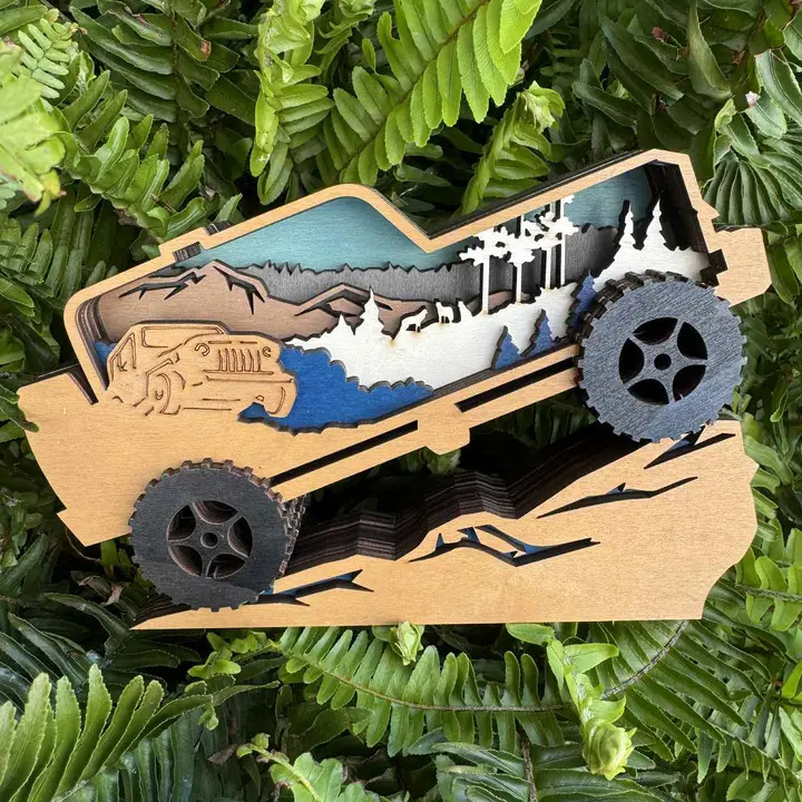 Blue Jeep Shelf Sitter