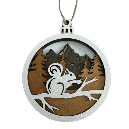 Squirrel Round Ornament