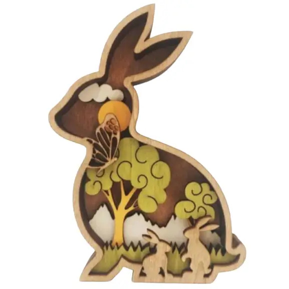 Green Bunny Shelf Sitter