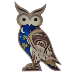 Blue Owl Shelf Sitter