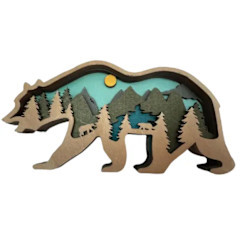 Mountain Bear Shelf Sitter