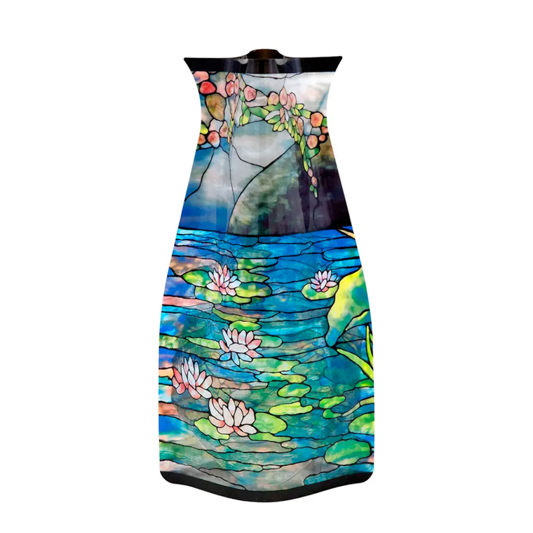 Louis Tiffany Mellon Waterlilies Expandable vase Louis Tiffany Mellon Waterlilies Expandable vase