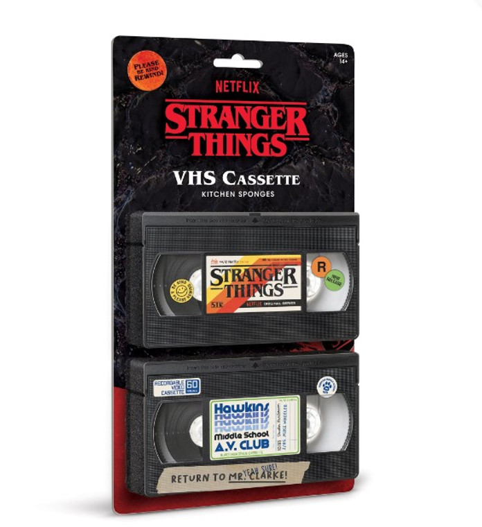 Stranger Things VHS Sponges