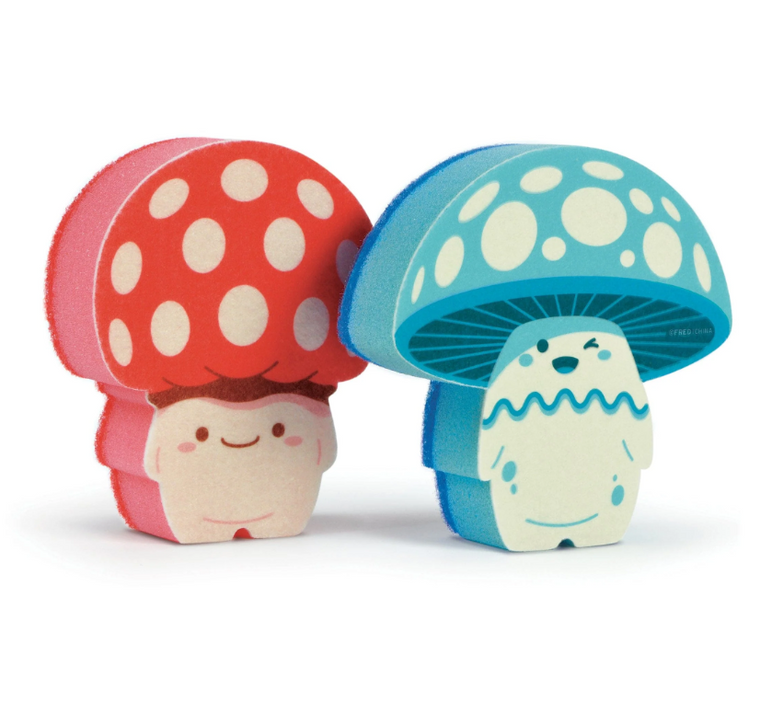 Fun Guys Mushroom Kitchen Sponge set