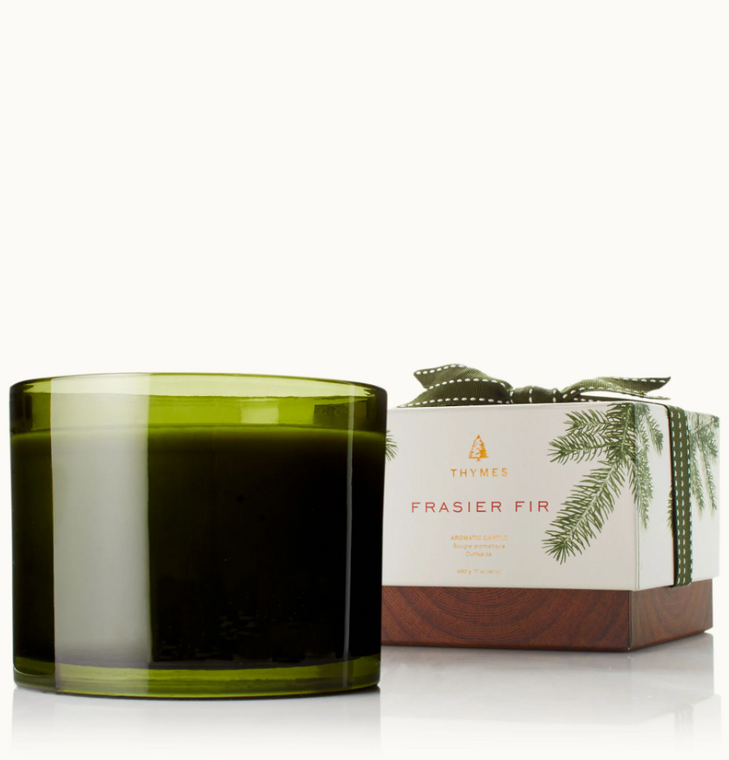 Frasier Fir 3-wick Solid Green Candle