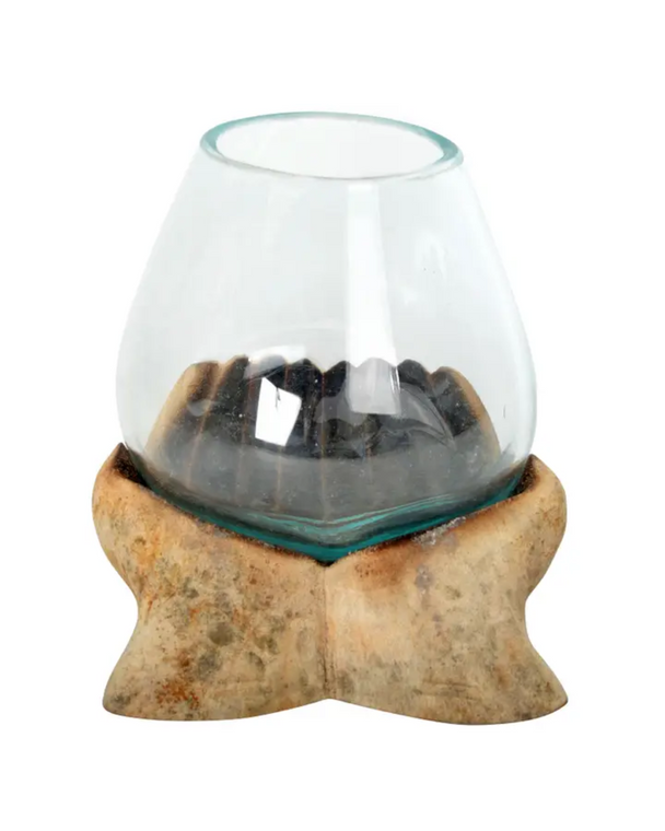 Small Molten Glass Bowl