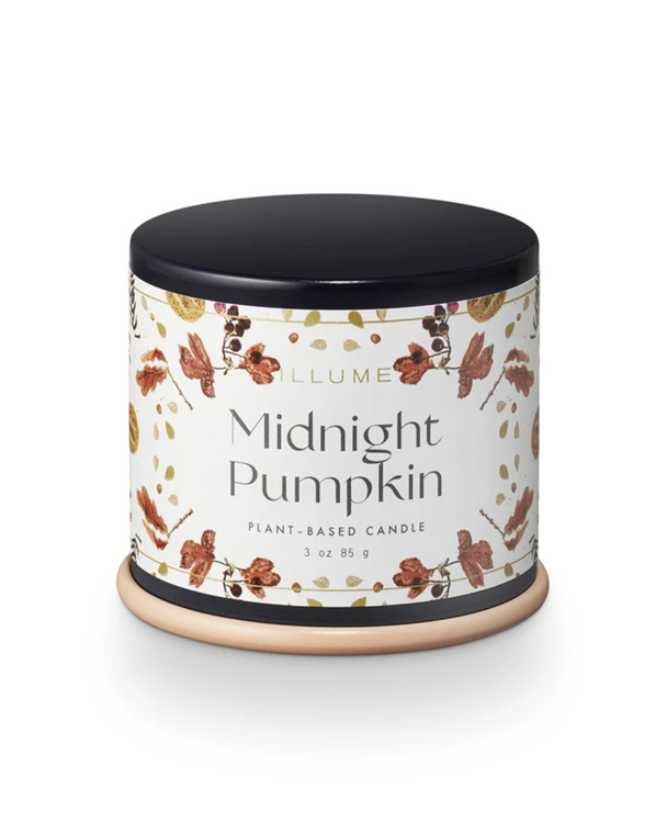 Midnight Pumpkin Tin Candle 3oz